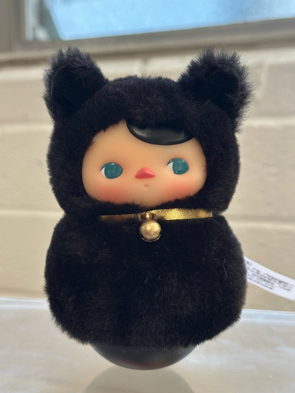 POPMART Pucky Roly-Poly Vinyl Plush — Black Cat